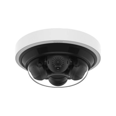 Cámara IP Multisensor 16MP (4 Sensores de 4MP)/ WDR 120DB/ Lente fijo 3.19mm/ Inteligencia Artificial/ POE+/ IP66/ NEMA 4X/ IK10/ MICROSD/ IR 15M/ NDAA