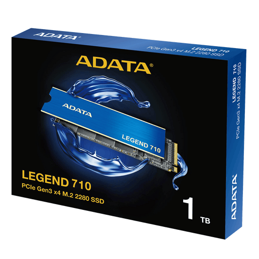 Unidad De Estado Solido Ssd Interno Adata Legend 1tb M.2 2280 Nvme Pcie Gen 3x4 Lect.2400 Escrit.1800 Mbs Pc Laptop Minipc 3dnand Disipador (aleg-710-1tcs)