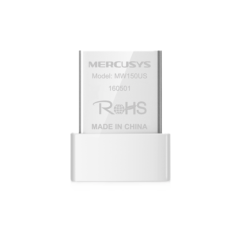 Tarjeta De Red Usb Mercusys Mw150us Inalambrica 150 Mbps Tamano Nano