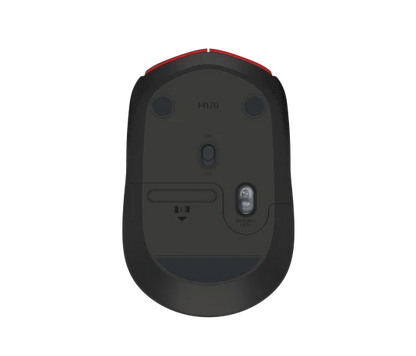 Mouse Logitech M170 Red-k Optico Inalambrico Mini Receptor Usb Pc/mac/chrome.