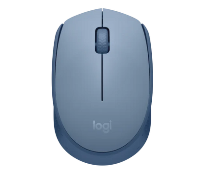 Mouse Logitech M170 Blue Grey Optico Inalambrico Mini Receptor Usb Pc/mac/chrome