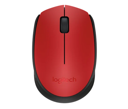 Mouse Logitech M170 Red-k Optico Inalambrico Mini Receptor Usb Pc/mac/chrome.