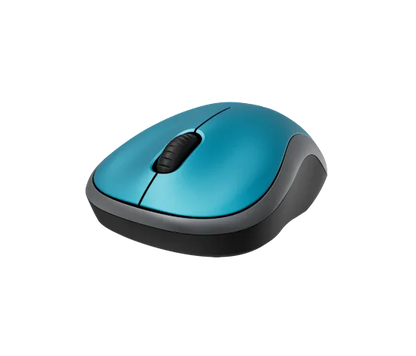Mouse Logitech M185 Blue Optico Inalambrico Mini Receptor Usb Pc/mac/chrome
