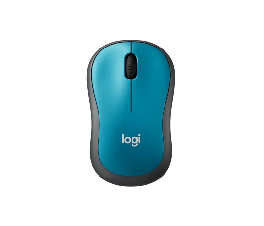 Mouse Logitech M185 Blue Optico Inalambrico Mini Receptor Usb Pc/mac/chrome