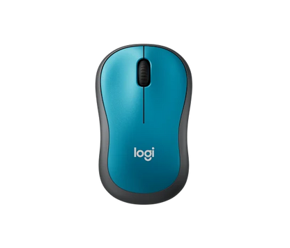 Mouse Logitech M185 Blue Optico Inalambrico Mini Receptor Usb Pc/mac/chrome