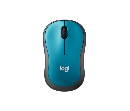 Mouse Logitech M185 Blue Optico Inalambrico Mini Receptor Usb Pc/mac/chrome