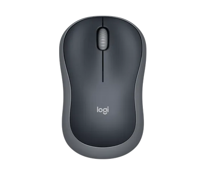 Mouse Logitech M185 Dark Grey Optico Inalambrico Mini Receptor Usb Pc/mac/chrome