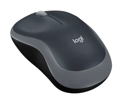Mouse Logitech M185 Dark Grey Optico Inalambrico Mini Receptor Usb Pc/mac/chrome