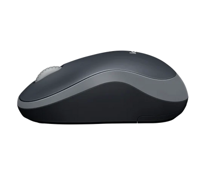 Mouse Logitech M185 Dark Grey Optico Inalambrico Mini Receptor Usb Pc/mac/chrome