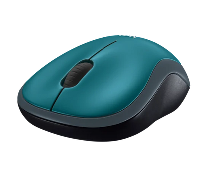 Mouse Logitech M185 Blue Optico Inalambrico Mini Receptor Usb Pc/mac/chrome