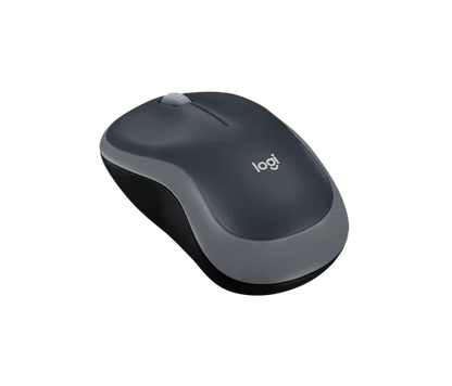 Mouse Logitech M185 Dark Grey Optico Inalambrico Mini Receptor Usb Pc/mac/chrome
