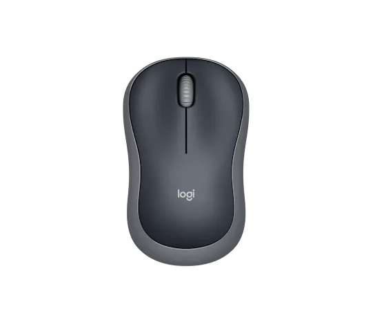 Mouse Logitech M185 Dark Grey Optico Inalambrico Mini Receptor Usb Pc/mac/chrome