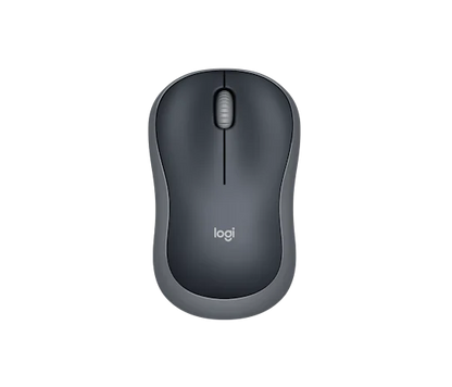 Mouse Logitech M185 Dark Grey Optico Inalambrico Mini Receptor Usb Pc/mac/chrome
