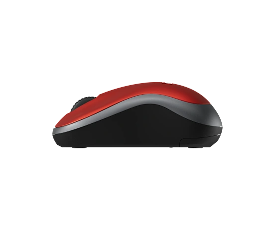 Mouse Logitech M185 Rojo Optico Inalambrico Mini Receptor Usb Pc/mac/chrome