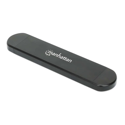Gabinete Manhattan,usb A Sdd M.2 Nvme Y Sata, Tipo-c Macho Y Tipo-a Macho, Para Ssds 2230/2242/2260/2280