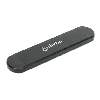 Gabinete Manhattan,usb A Sdd M.2 Nvme Y Sata, Tipo-c Macho Y Tipo-a Macho, Para Ssds 2230/2242/2260/2280