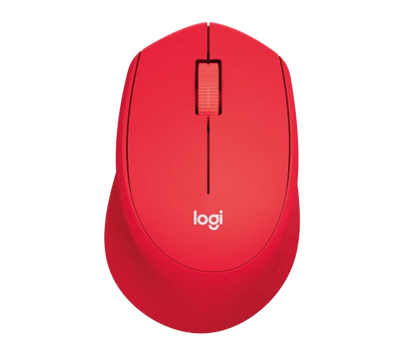 Mouse Logitech M280 Rojo Optico Inalambrico (mini Receptor Usb) Pc/mac/chrome/linux