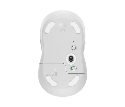Mouse Logitech M650 Medium Off-white InalÁmbrico Usb Bolt Bluetooth Pc/mac/chrome/linux/android/ipados