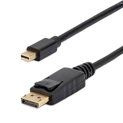 Cable De 3m Adaptador De Mini Displayport 4k 1.2 Macho A Displayport Macho- Negro - Startech.com Mod. Mdp2dpmm10
