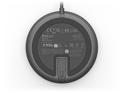 Microfono Rally Logitech Mic Pod Para Sistemas Rally De Videoconferencia Grafito