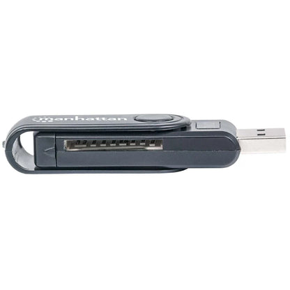 Lector Tarjetas,manhattan,101981, Usb 3.0, 24 En 1,grabador Externo De Tarjetas