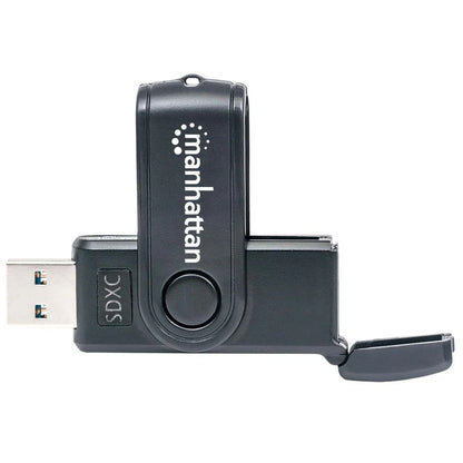 Lector Tarjetas,manhattan,101981, Usb 3.0, 24 En 1,grabador Externo De Tarjetas