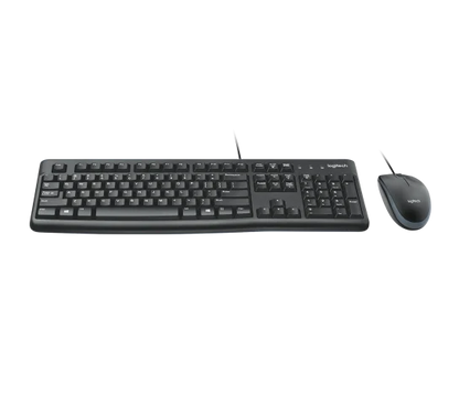 Teclado/mouse Logitech Mk120 Negro Alambricos Usb Pc / Windows
