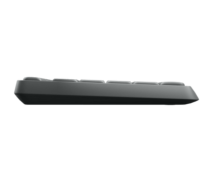 Teclado/mouse Logitech Mk235 Gris Inalambrico Usb Para Pc Alcance Hasta 10 Mts