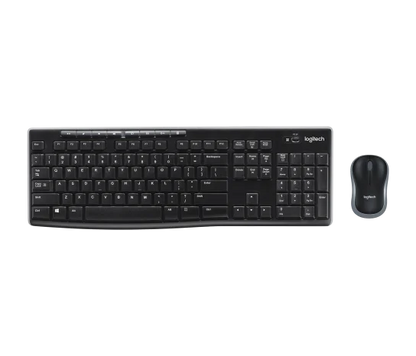 Teclado/mouse Logitech Mk270 Negro Inalambricos Usb Para Pc
