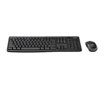 Teclado/mouse Logitech Mk270 Negro Inalambricos Usb Para Pc