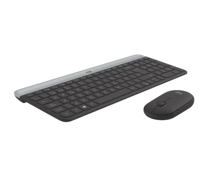 Teclado/mouse Logitech Mk470 Ultra Delgado Negro Inalambrico Usb Pc/windows/surface