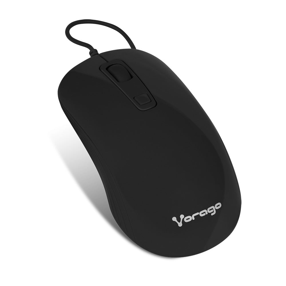 Mouse / Vorago / Mo-102, Negro Optico Alambrico 1,000/1,600 Dpi Usb