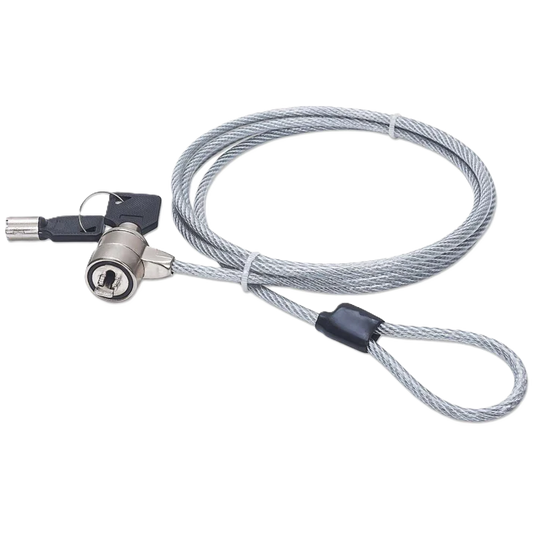 Candado Laptop,manhattan,440271, Llave 1.4m, Gris