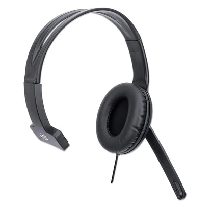 Audifonos Diadema, Manhattan,179874,usb, Monoaural, Control De Volumen