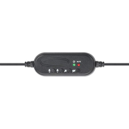 Audifonos Diadema, Manhattan,179874,usb, Monoaural, Control De Volumen