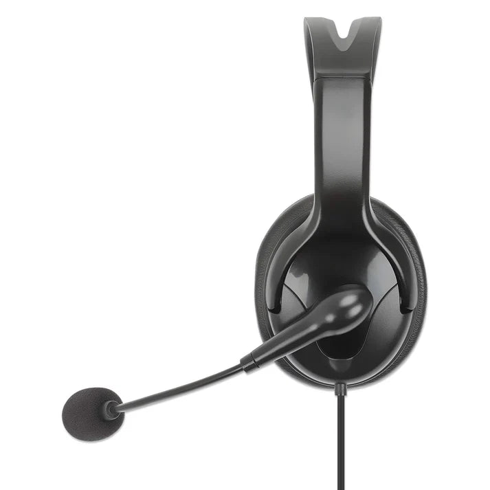 Audifonos Diadema, Manhattan,180849,audifono C/microfono Usb, Monoaural, Reversible Mic