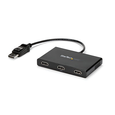 Splitter Multiplicador Mst A 3 Puertos Hdmi - Hub Mst - Adaptador Multimonitor - Concentrador Mst Displayport 1.2 - 3x 1080p - Alimentado Por El Bus - Windows - Startech.com Mod. Mstdp123hd