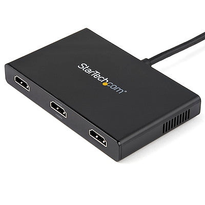 Splitter Multiplicador Mst Mini Displayport A 3 Puertos Hdmi - Hub Mst - Adaptador Multimonitor - Concentrador Mst Displayport 1.2 - 2x 4k 30hz - 1x 1080p - Windows - Startech.com Mod. Mstmdp123hd