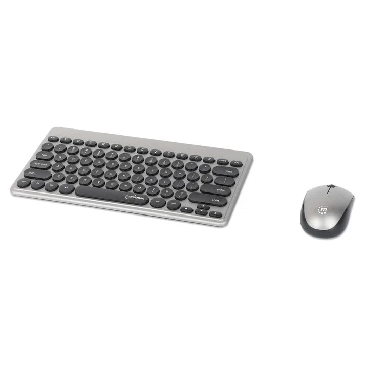 Teclados/manhattan/180795/kit De Mini Teclado Y Mouse Óptico InalÁmbricos Mwk4095