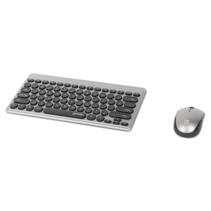 Teclados/manhattan/180795/kit De Mini Teclado Y Mouse Óptico InalÁmbricos Mwk4095
