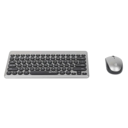 Teclados/manhattan/180795/kit De Mini Teclado Y Mouse Óptico InalÁmbricos Mwk4095