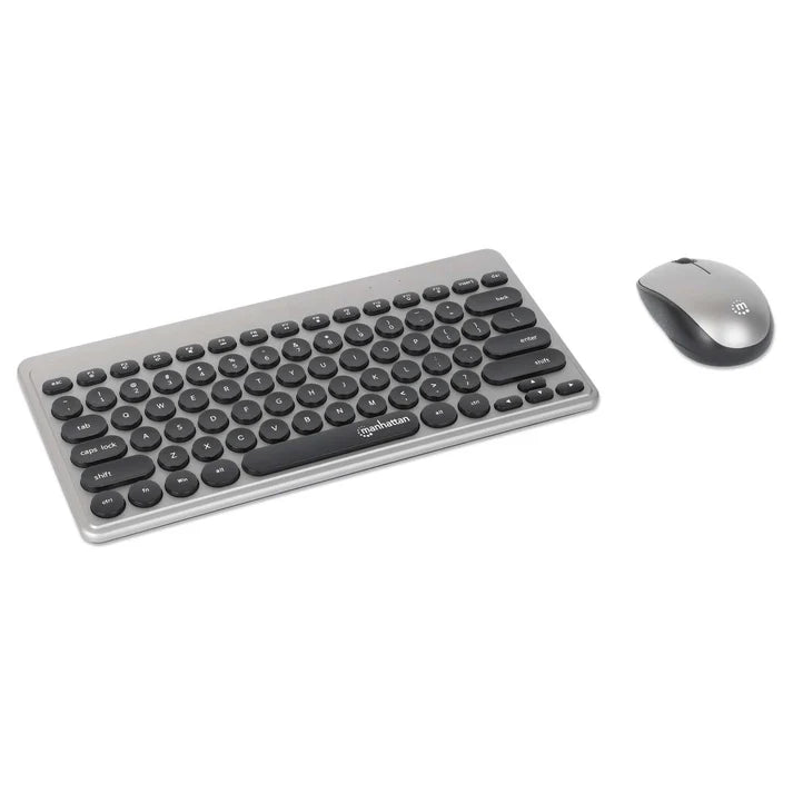 Teclados/manhattan/180795/kit De Mini Teclado Y Mouse Óptico InalÁmbricos Mwk4095