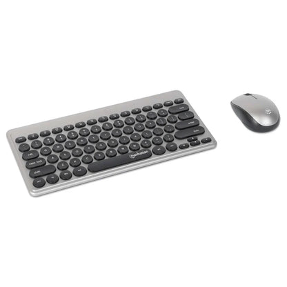 Teclados/manhattan/180795/kit De Mini Teclado Y Mouse Óptico InalÁmbricos Mwk4095