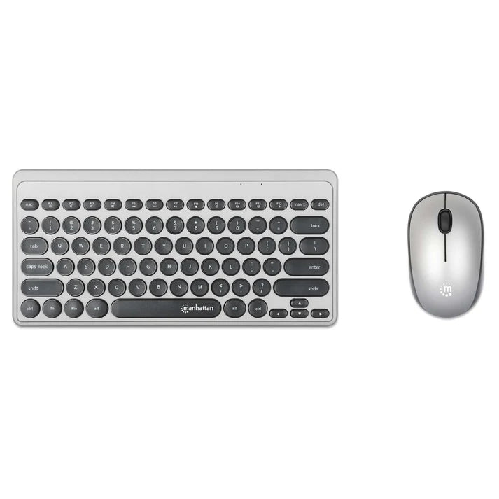 Teclados/manhattan/180795/kit De Mini Teclado Y Mouse Óptico InalÁmbricos Mwk4095