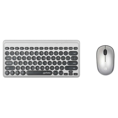 Teclados/manhattan/180795/kit De Mini Teclado Y Mouse Óptico InalÁmbricos Mwk4095