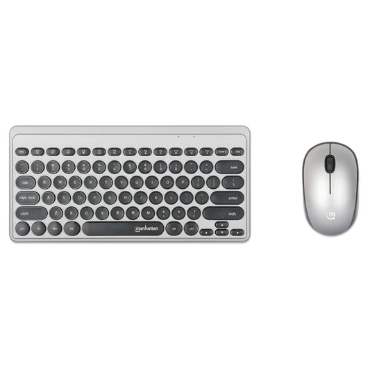 Teclados/manhattan/180795/kit De Mini Teclado Y Mouse Óptico InalÁmbricos Mwk4095