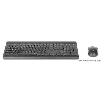 Teclados/manhattan/180771/kit De Teclado Y Mouse Óptico Inalámbricos Mwk7350
