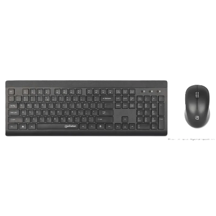 Teclados/manhattan/180771/kit De Teclado Y Mouse Óptico InalÁmbricos Mwk7350