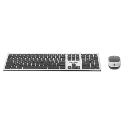 Teclados/manhattan/180788/kit De Teclado Y Mouse Óptico InalÁmbricos Mwk7400