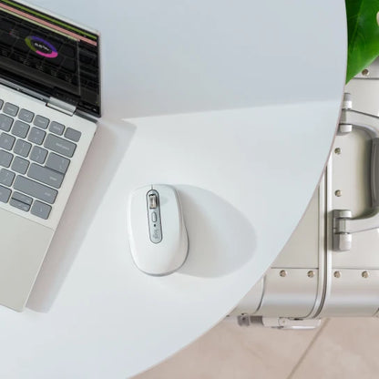 Mouse Logitech Mx Anywhere 3s Inalambrico Recargable Gris Palido